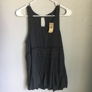American Eagle Gray Flowy Tank